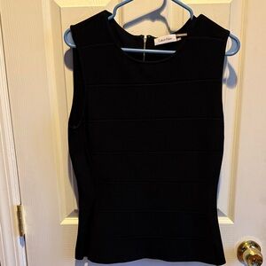 Calvin Klein Elegant Black Sleeveless Top